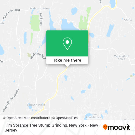 Tim Sprance Tree Stump Grinding map