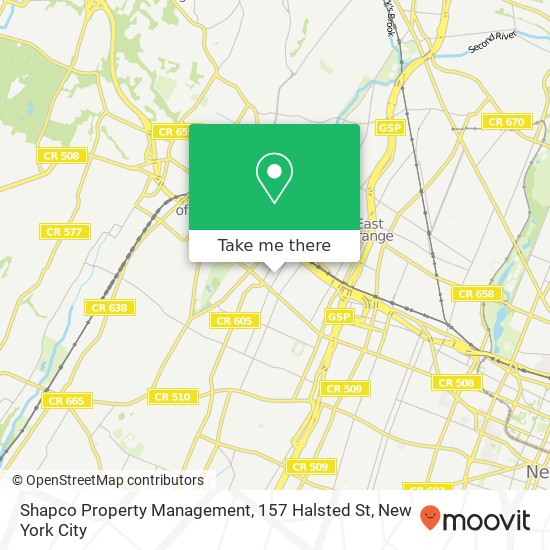 Mapa de Shapco Property Management, 157 Halsted St