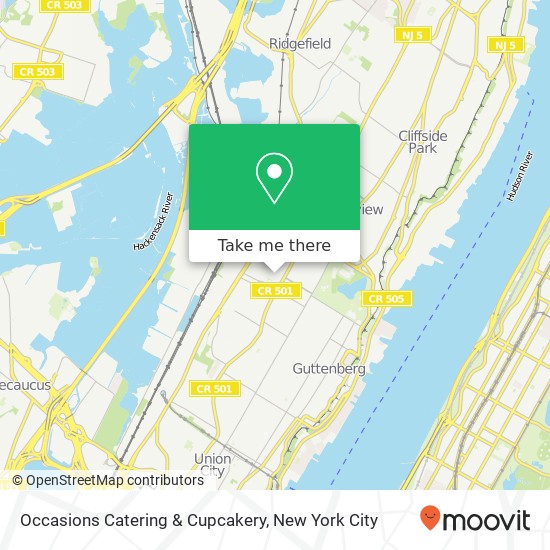 Occasions Catering & Cupcakery map