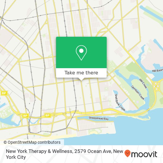 New York Therapy & Wellness, 2579 Ocean Ave map