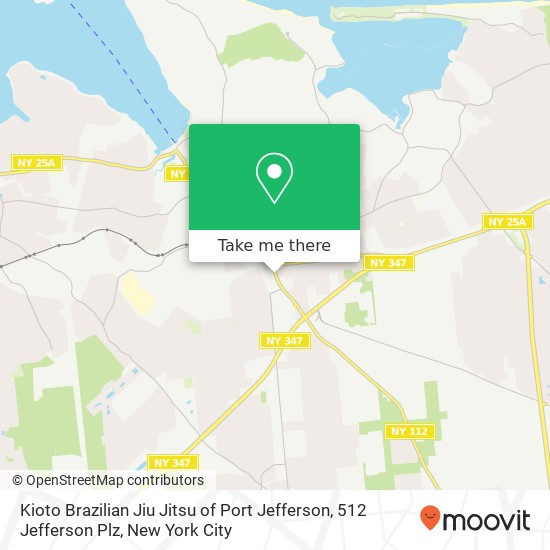 Mapa de Kioto Brazilian Jiu Jitsu of Port Jefferson, 512 Jefferson Plz