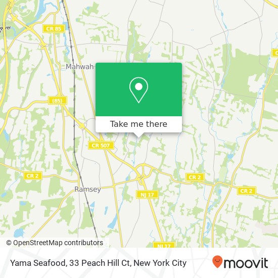 Yama Seafood, 33 Peach Hill Ct map