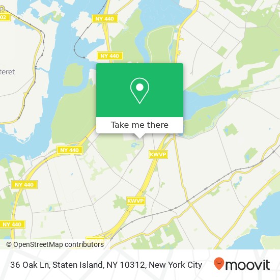 36 Oak Ln, Staten Island, NY 10312 map