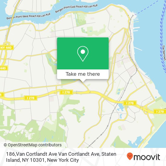 186,Van Cortlandt Ave Van Cortlandt Ave, Staten Island, NY 10301 map