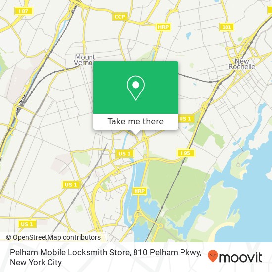 Pelham Mobile Locksmith Store, 810 Pelham Pkwy map