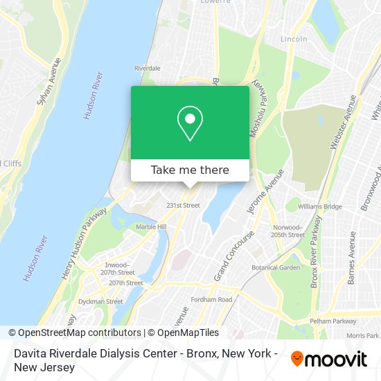 Davita Riverdale Dialysis Center - Bronx map