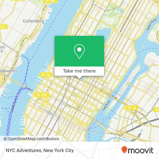 NYC Adventures map