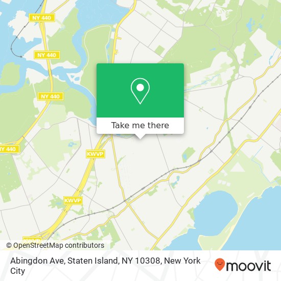 Abingdon Ave, Staten Island, NY 10308 map