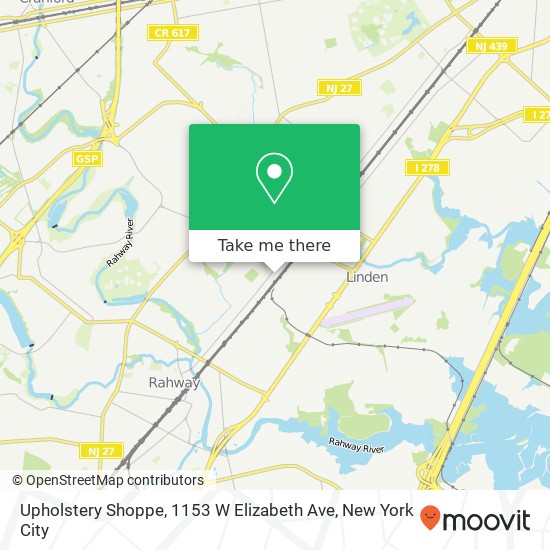Upholstery Shoppe, 1153 W Elizabeth Ave map
