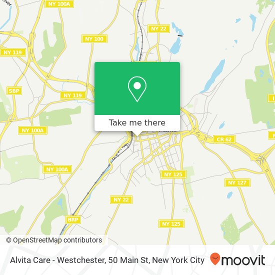 Mapa de Alvita Care - Westchester, 50 Main St