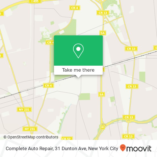 Mapa de Complete Auto Repair, 31 Dunton Ave