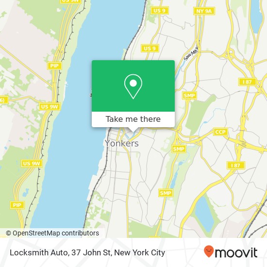 Mapa de Locksmith Auto, 37 John St