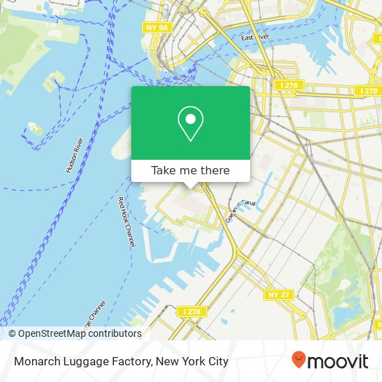 Monarch Luggage Factory map