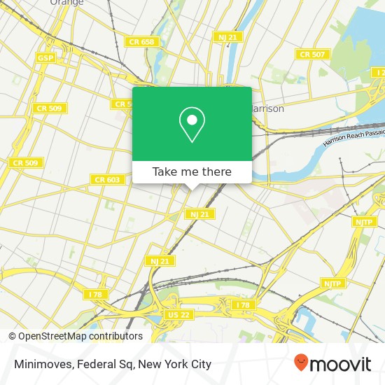 Minimoves, Federal Sq map