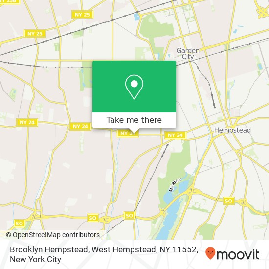 Brooklyn Hempstead, West Hempstead, NY 11552 map