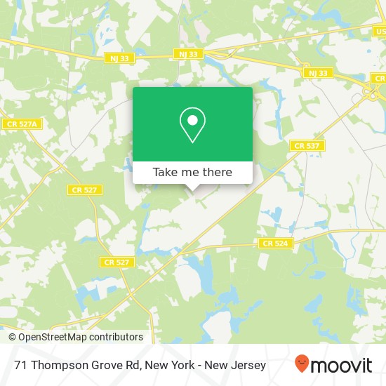 71 Thompson Grove Rd, Manalapan Twp, NJ 07726 map