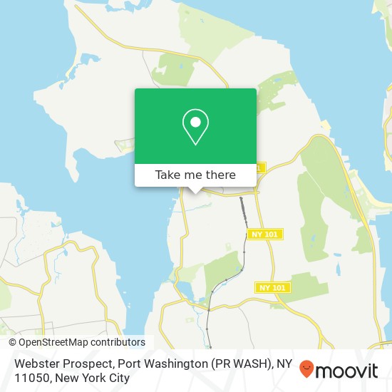 Mapa de Webster Prospect, Port Washington (PR WASH), NY 11050