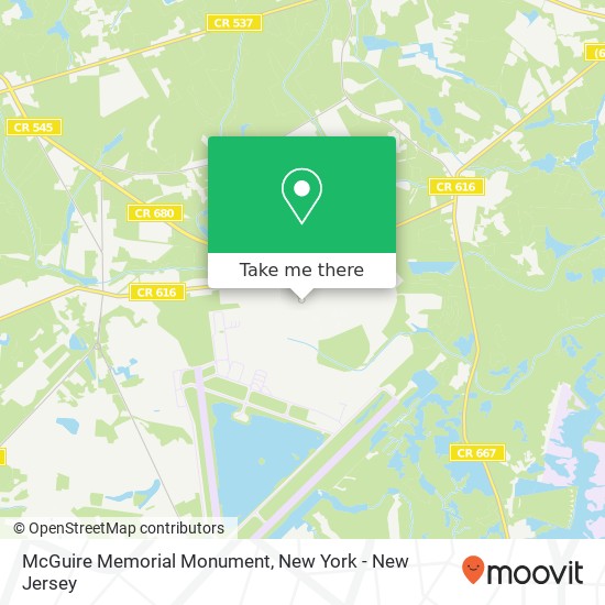 Mapa de McGuire Memorial Monument