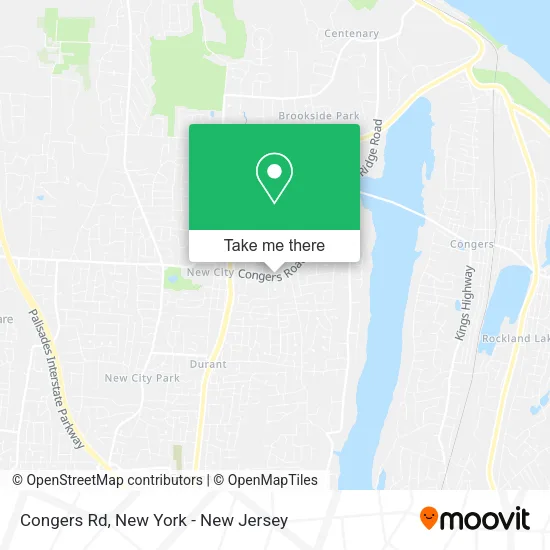 Congers Rd map