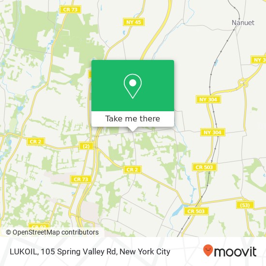 LUKOIL, 105 Spring Valley Rd map