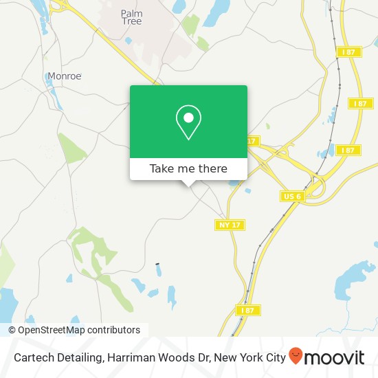 Cartech Detailing, Harriman Woods Dr map