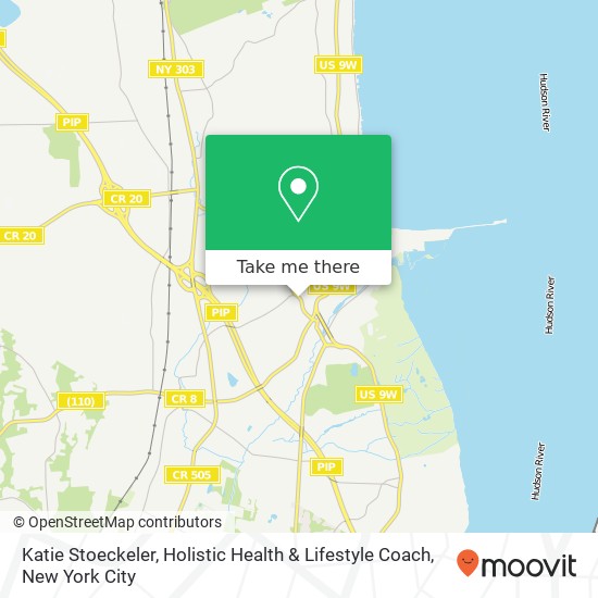 Mapa de Katie Stoeckeler, Holistic Health & Lifestyle Coach, RT-340