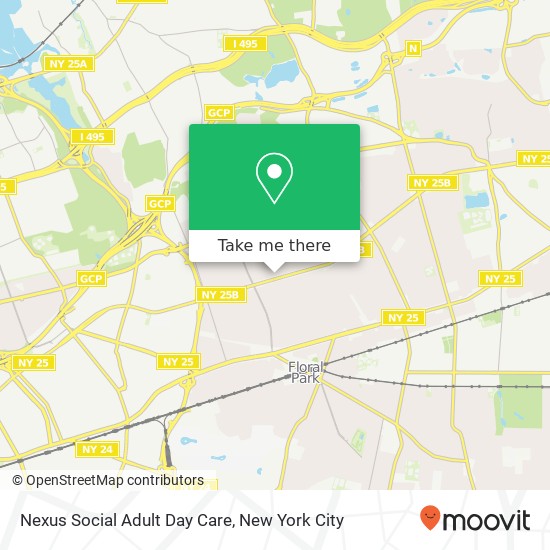 Nexus Social Adult Day Care map