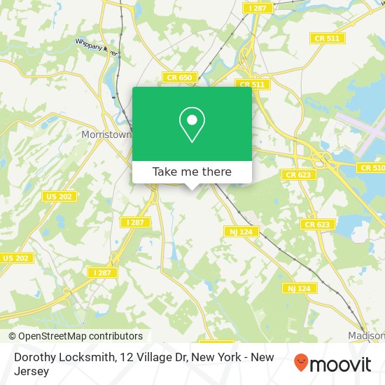 Mapa de Dorothy Locksmith, 12 Village Dr