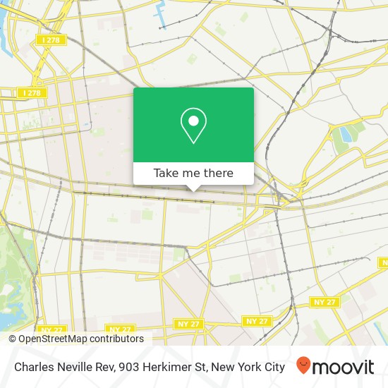 Charles Neville Rev, 903 Herkimer St map