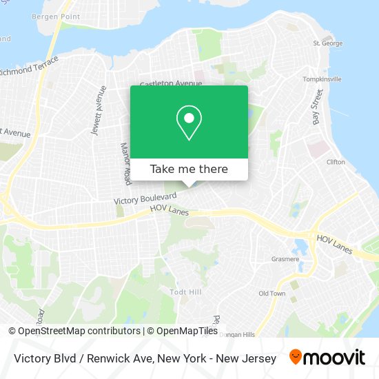 Victory Blvd / Renwick Ave map
