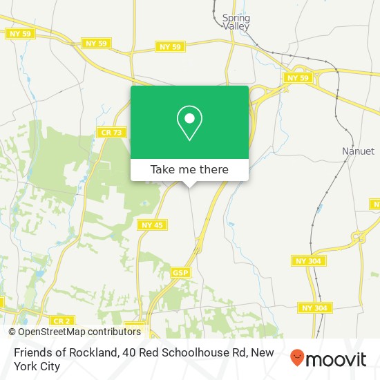 Mapa de Friends of Rockland, 40 Red Schoolhouse Rd