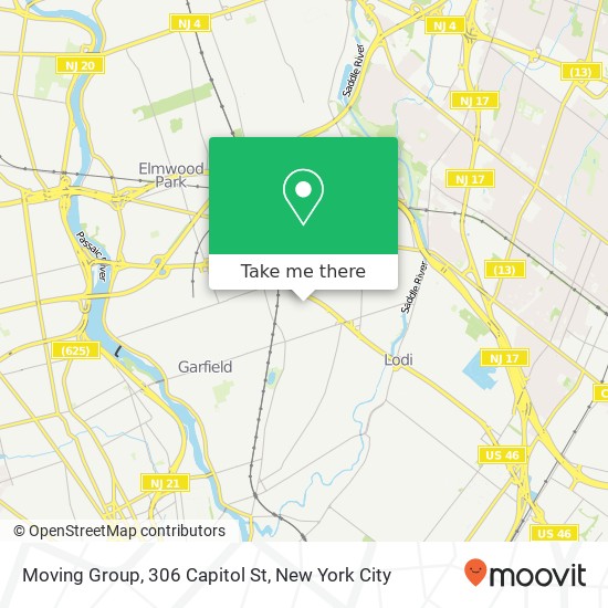 Mapa de Moving Group, 306 Capitol St