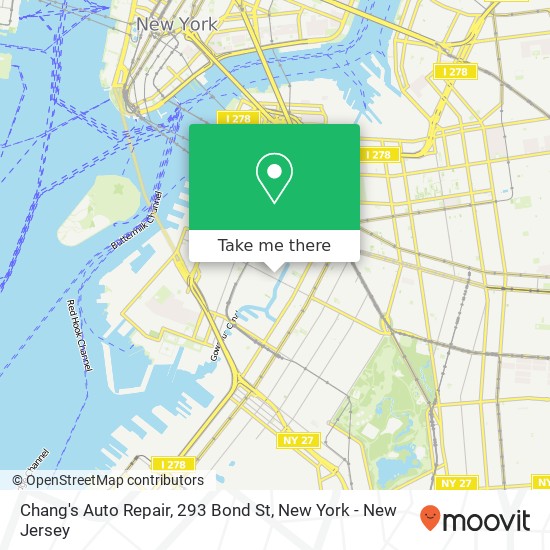 Mapa de Chang's Auto Repair, 293 Bond St