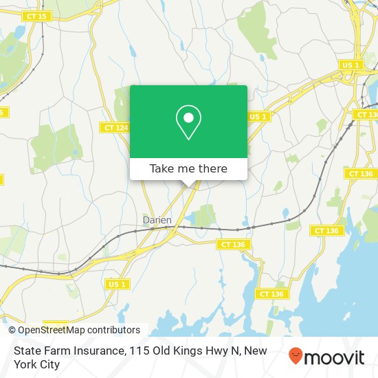 Mapa de State Farm Insurance, 115 Old Kings Hwy N