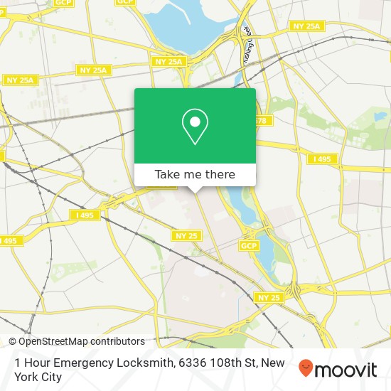 1 Hour Emergency Locksmith, 6336 108th St map
