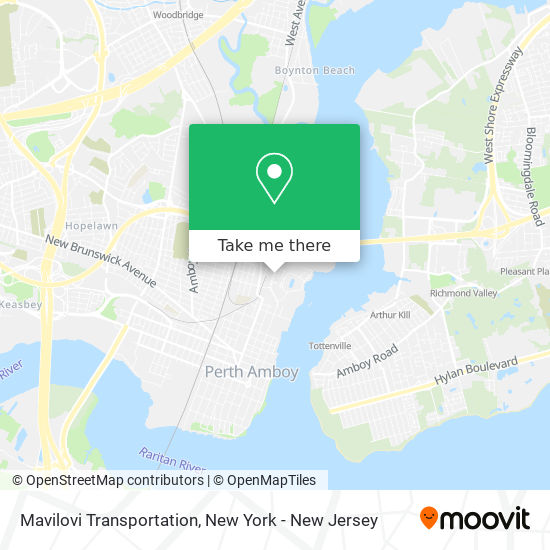 Mavilovi Transportation map