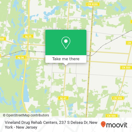 Vineland Drug Rehab Centers, 237 S Delsea Dr map