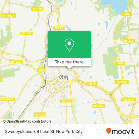 Mapa de Sweepycleans, 68 Lake St
