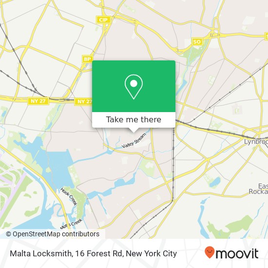 Malta Locksmith, 16 Forest Rd map