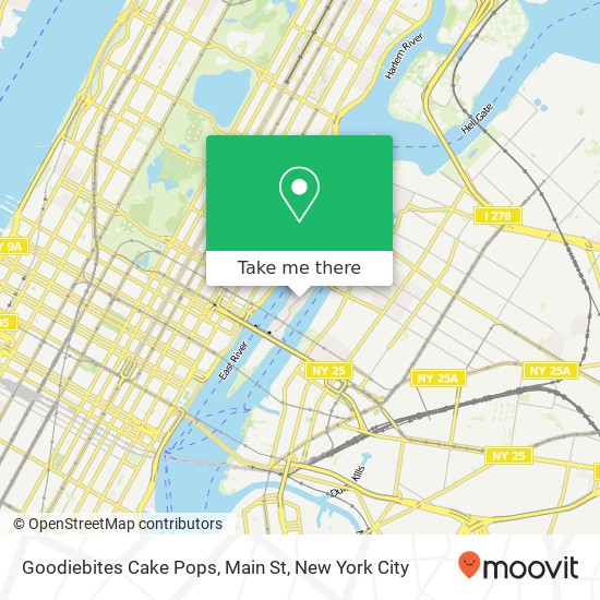 Mapa de Goodiebites Cake Pops, Main St