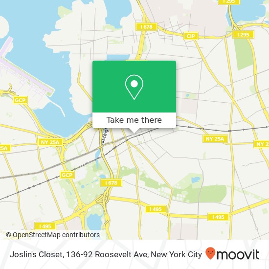 Joslin's Closet, 136-92 Roosevelt Ave map