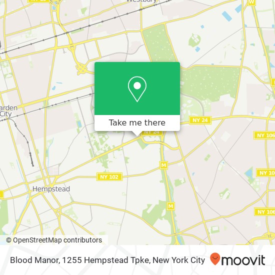 Mapa de Blood Manor, 1255 Hempstead Tpke