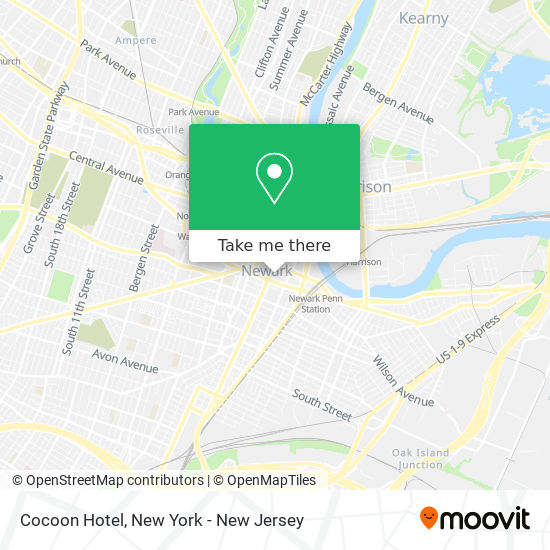 Mapa de Cocoon Hotel