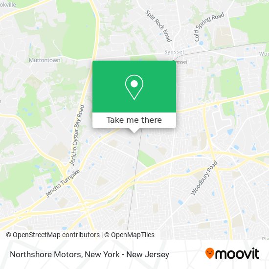 Northshore Motors map