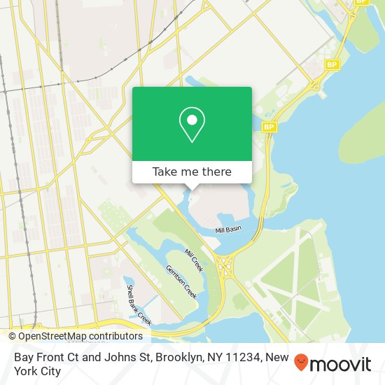 Bay Front Ct and Johns St, Brooklyn, NY 11234 map