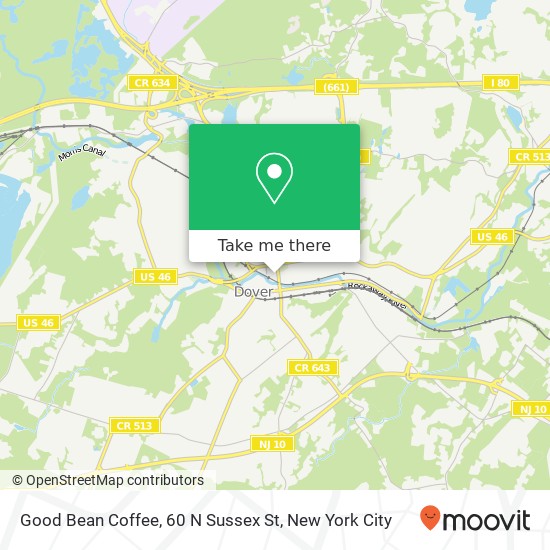 Good Bean Coffee, 60 N Sussex St map