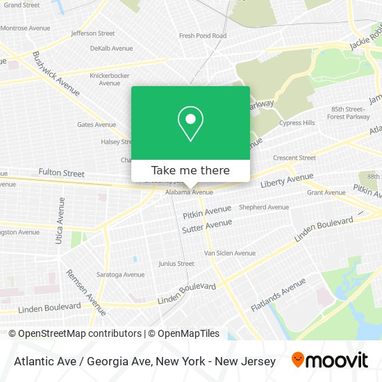 Atlantic Ave / Georgia Ave map