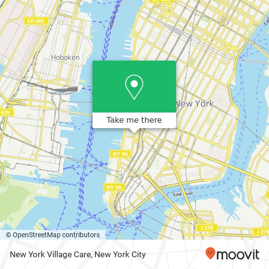 New York Village Care map