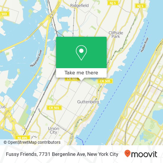 Fussy Friends, 7731 Bergenline Ave map