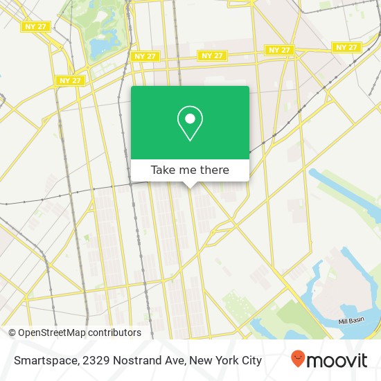 Mapa de Smartspace, 2329 Nostrand Ave